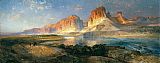 Moran Paintings - Nearing Camp on the Upper Colorado River by Thomas Moran